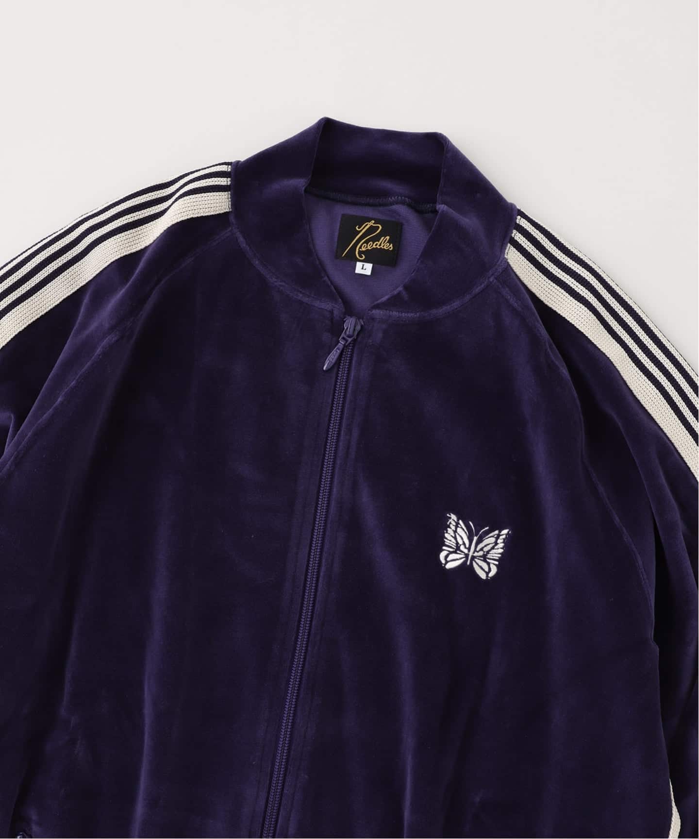 NEEDLES rib collor jacket S 別注 Needles - Rib Collar Track Jacket - Black – Xhibition