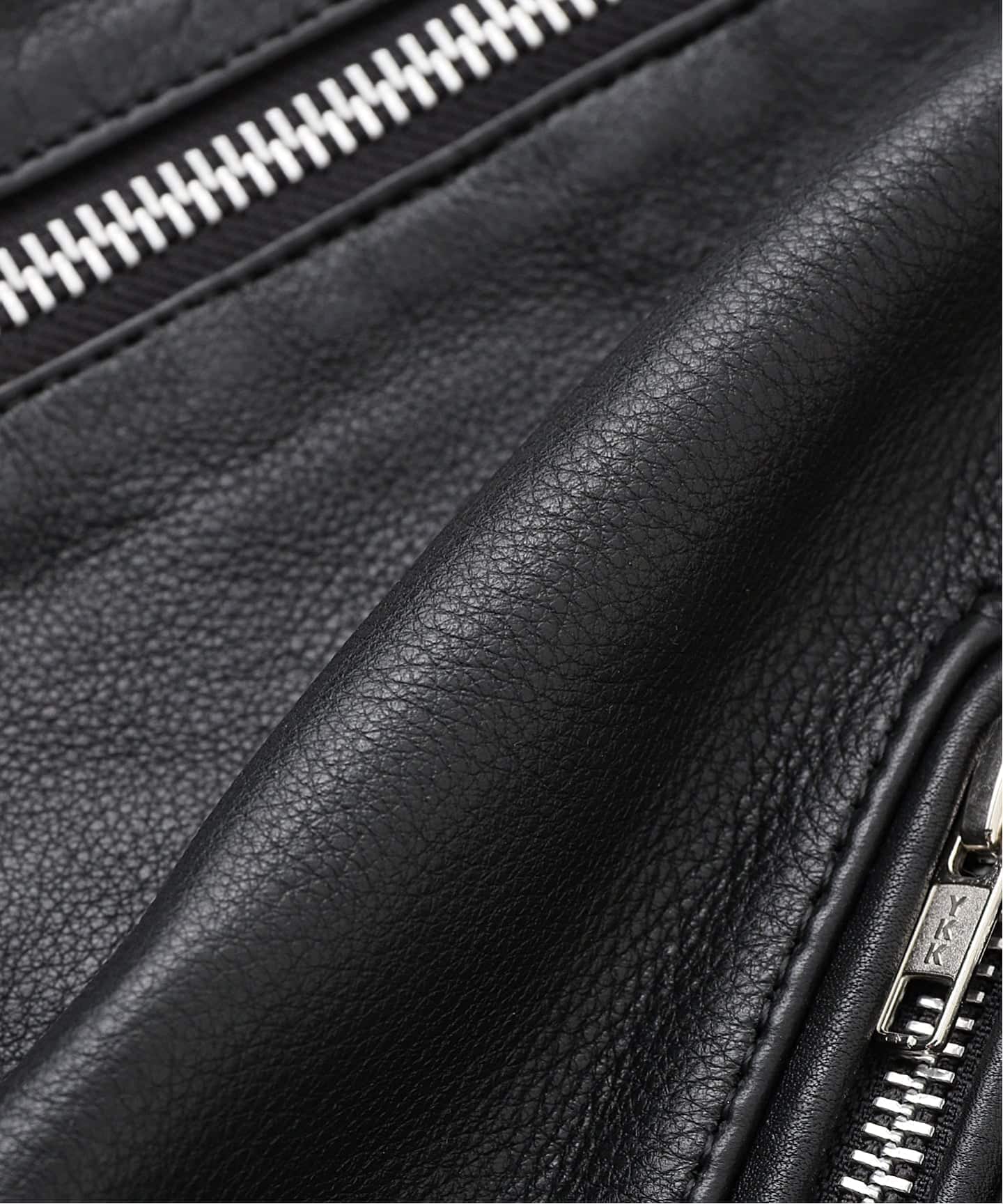 WOKE EDGE / ウォークエッジ Leather Tech Bomber Jacket（レザー