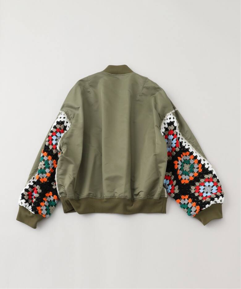 DISCOVERED/ ディスカバード CROCHET SLEEVE MA-1（その他ブルゾン 