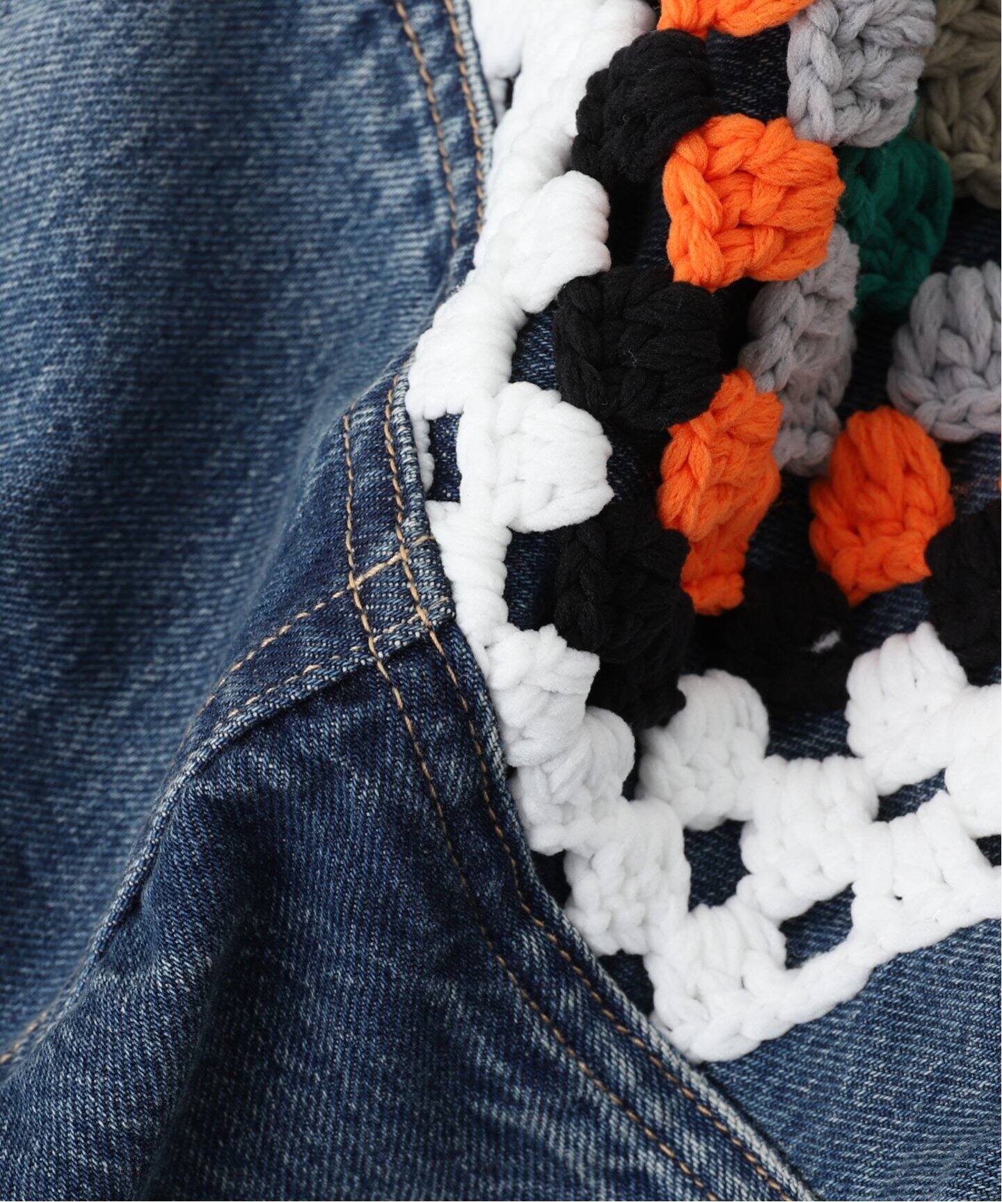 DISCOVERED/ ディスカバード CROCHET DENIM BLOUSON（その他ブルゾン