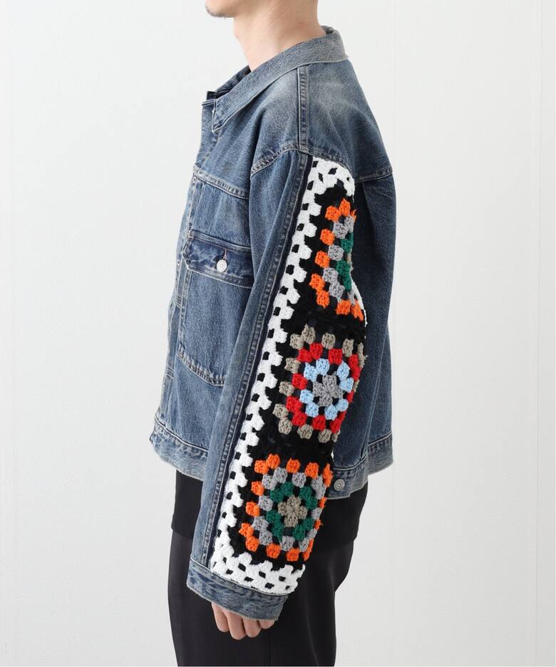 DISCOVERED/ ディスカバード CROCHET DENIM BLOUSON（その他ブルゾン 