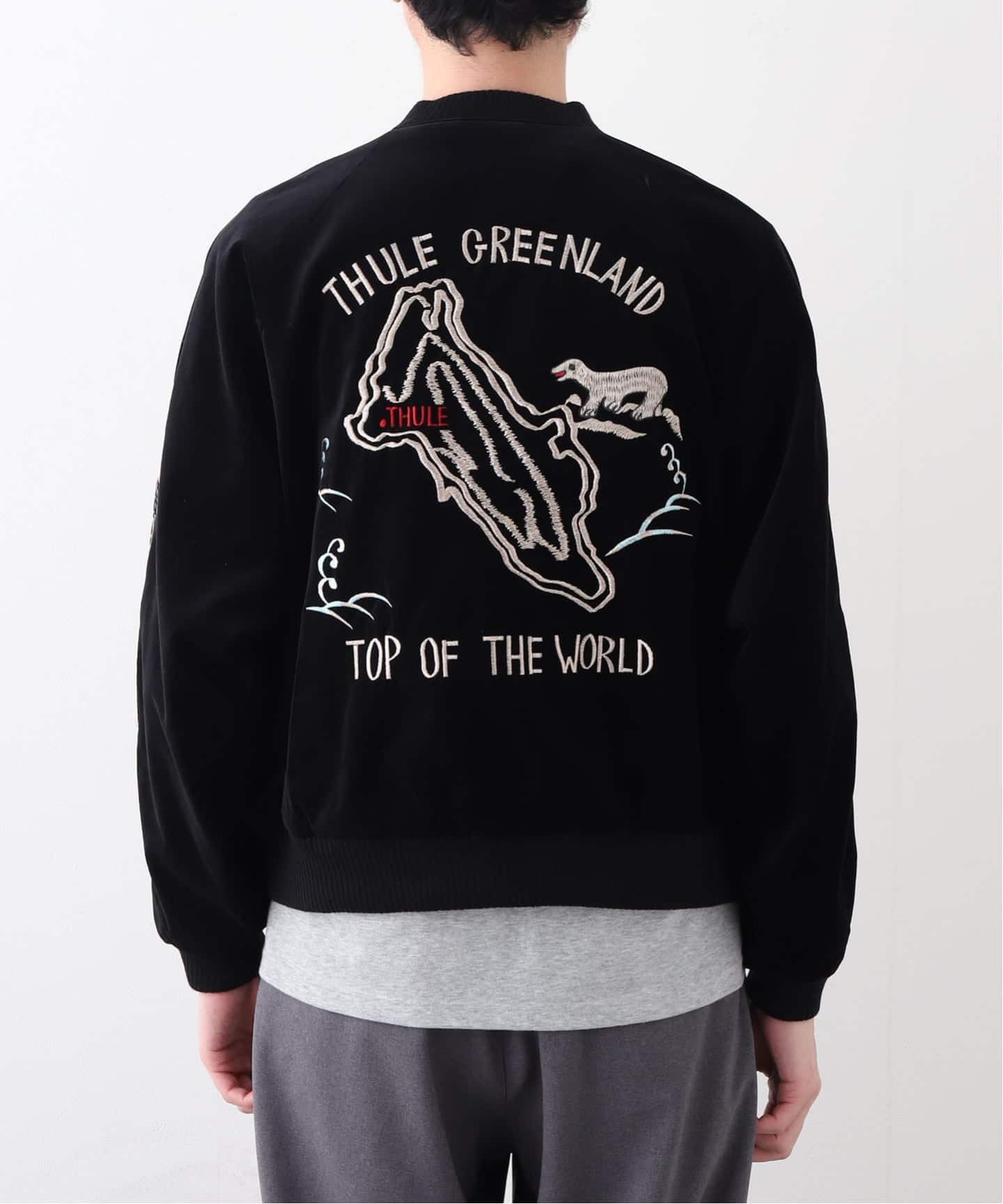 【THRIFTY LOOK】SOUVENIR GREENLAND BLOUSON THRIFTY LOOK / SOUVENIR GREENLAND BLOUSON -VELOUR-