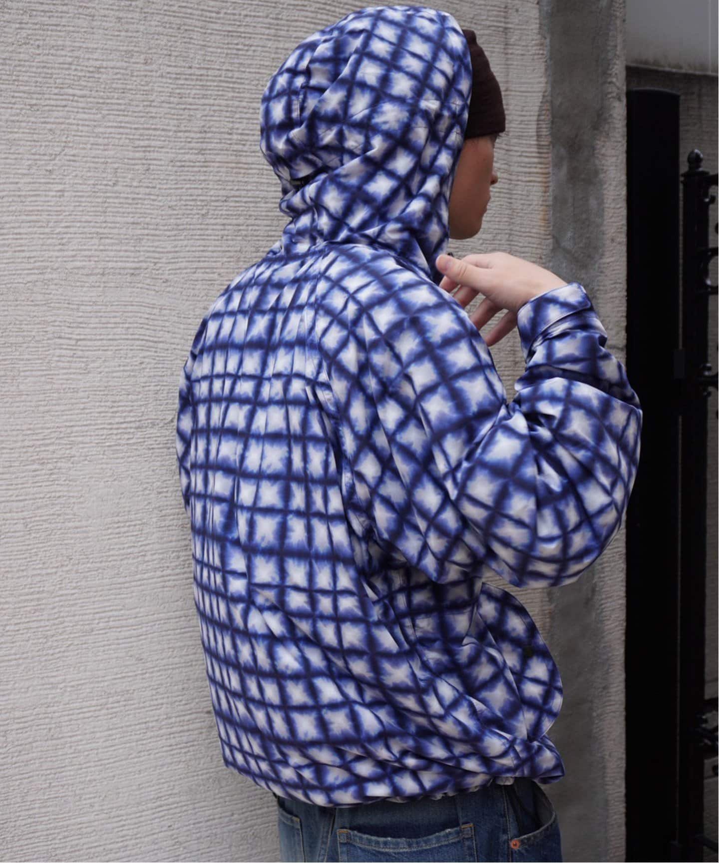 WOKE EDGE/ウォークエッジTiedye Check Parka（その他ブルゾン