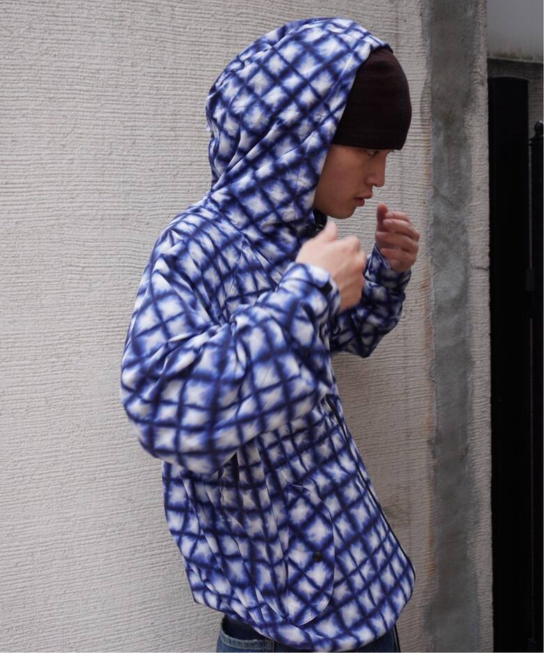 WOKE EDGE/ウォークエッジTiedye Check Parka（その他ブルゾン 