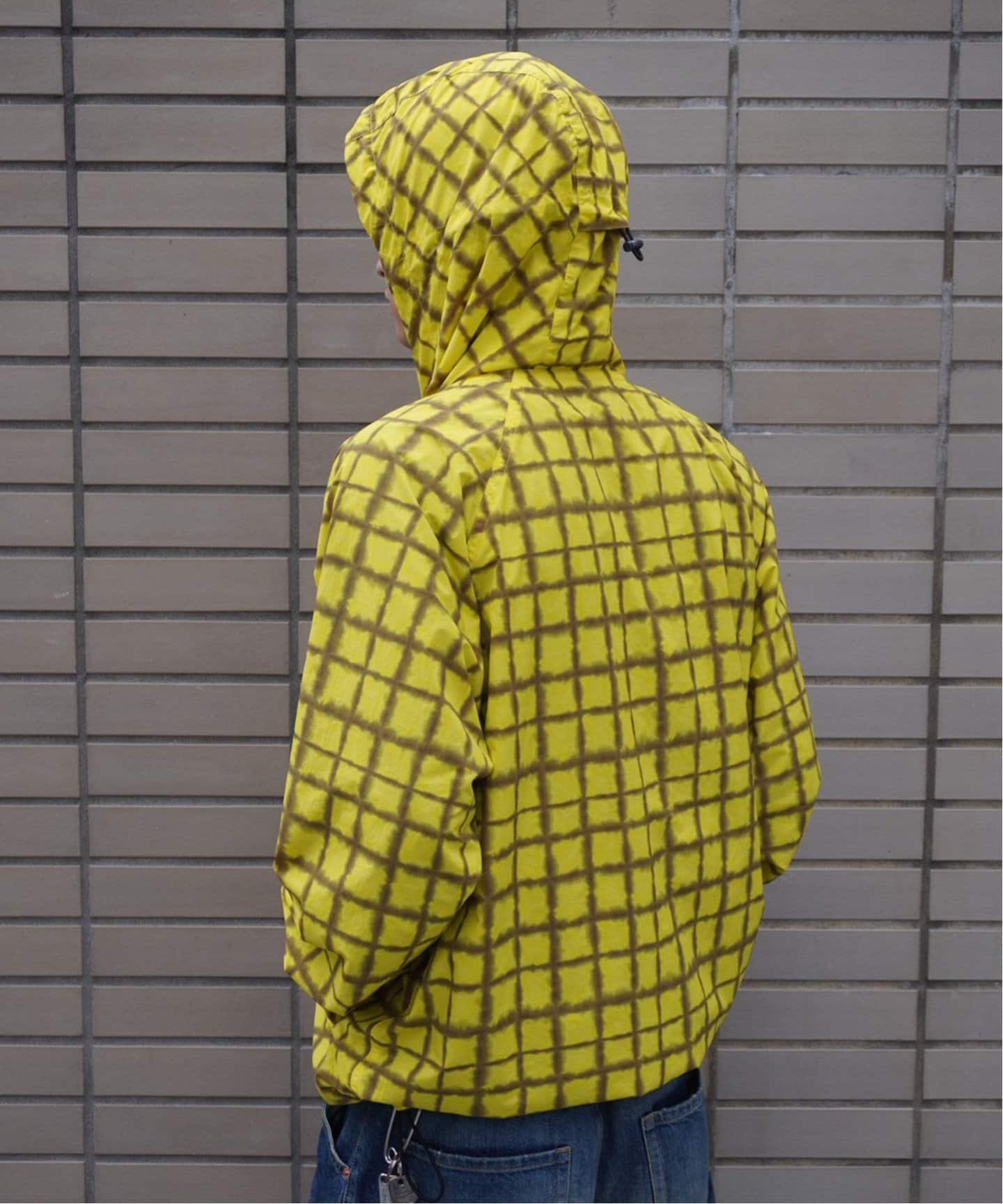 WOKE EDGE Tiedye Check Parka マウンテンパーカー WOKE EDGE/ウォークエッジTiedye Check Parka（その他ブルゾン
