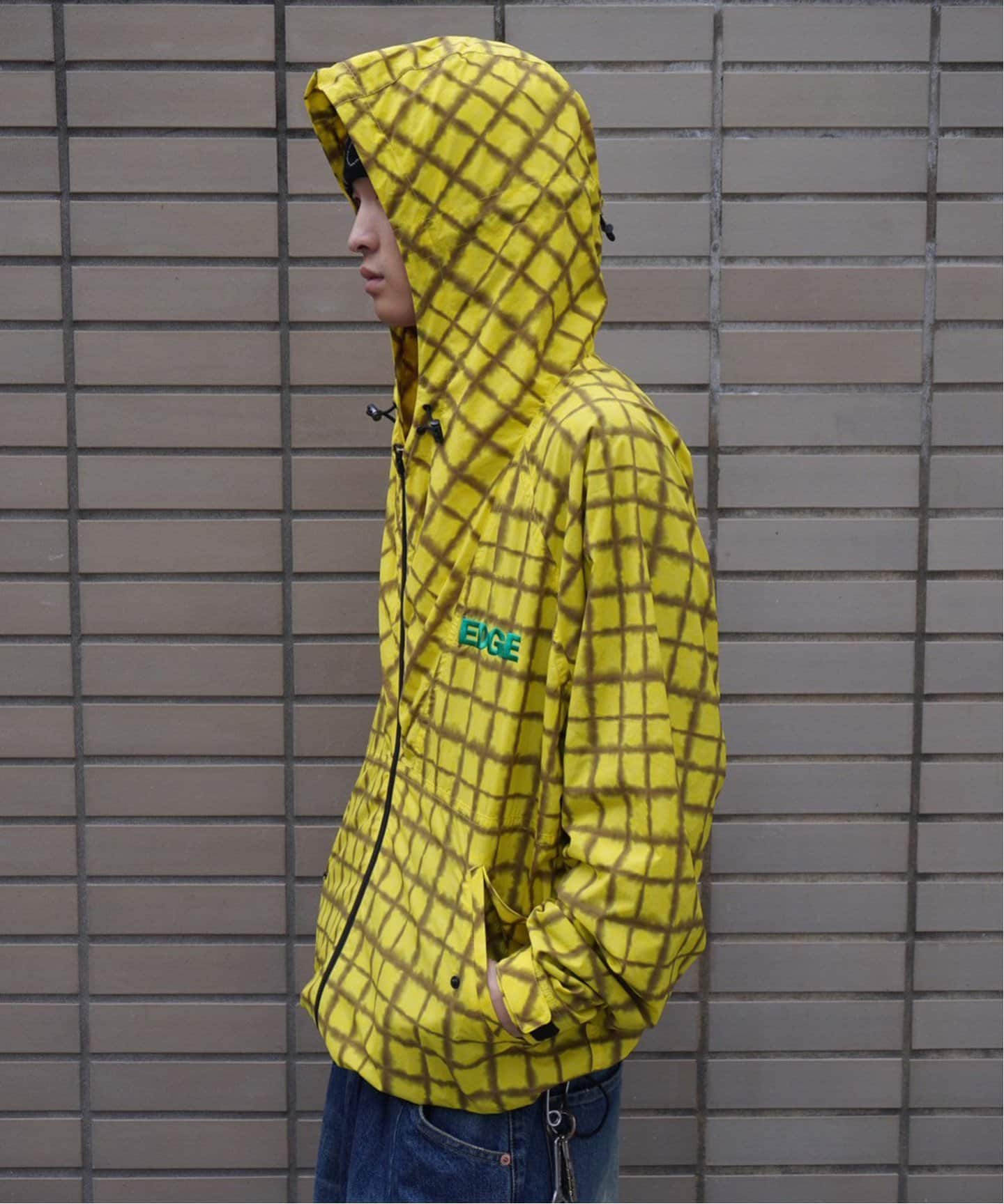 WOKE EDGE/ウォークエッジTiedye Check Parka（その他ブルゾン