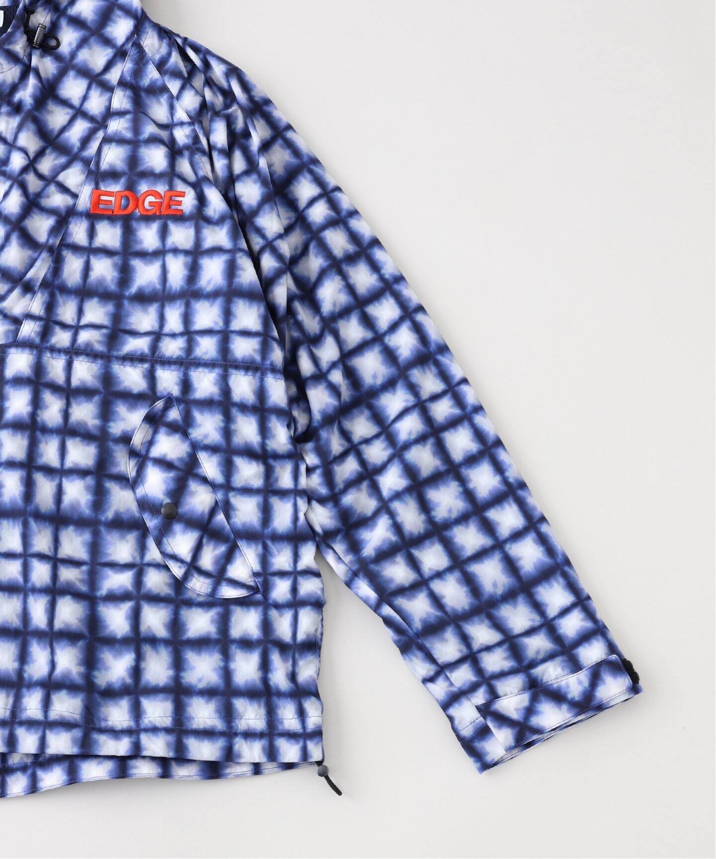 WOKE EDGE Tiedye Check Parka マウンテンパーカー Tiedye Check Parka｜WOKE EDGE｜フーディー