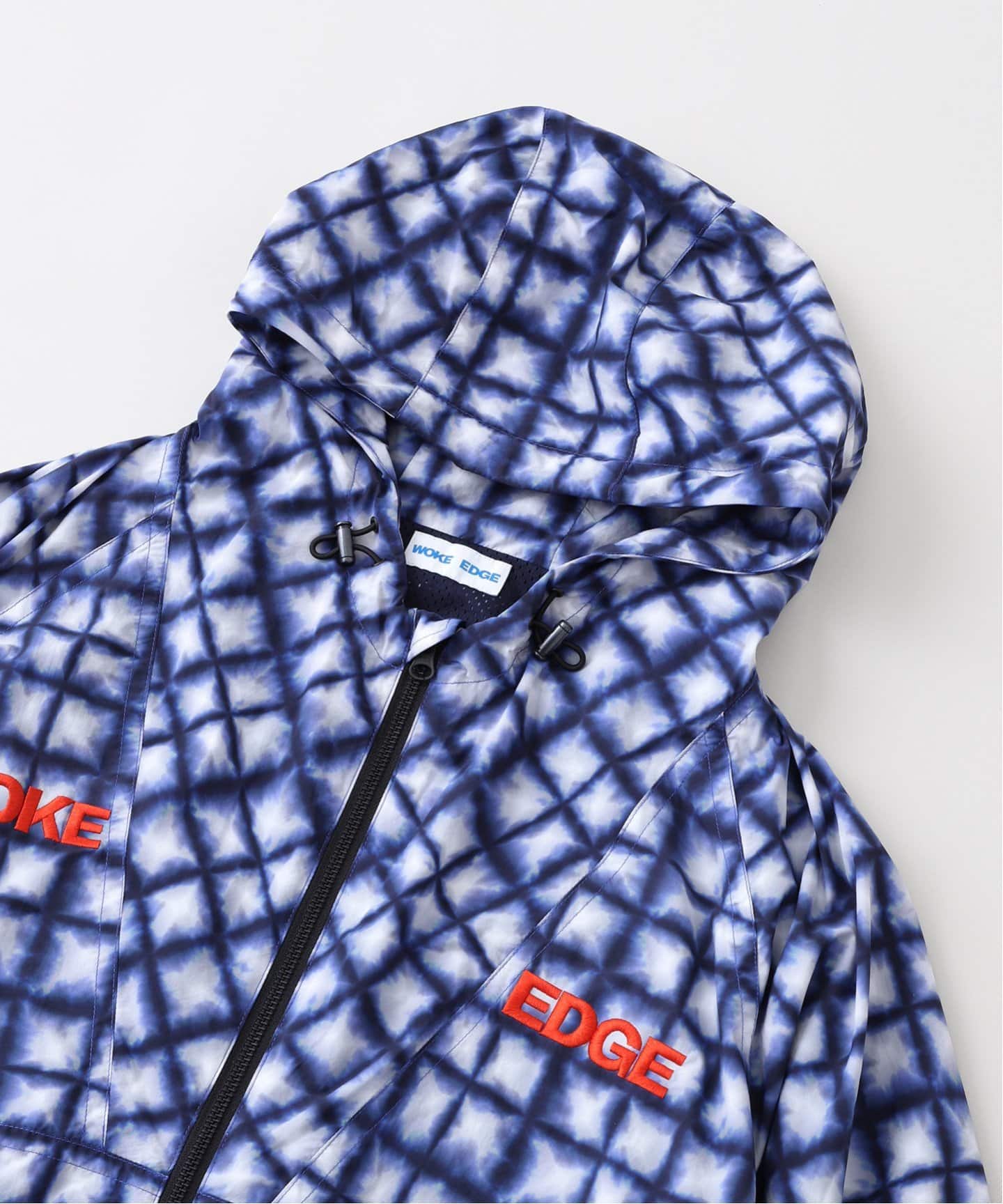 WOKE EDGE/ウォークエッジTiedye Check Parka（その他ブルゾン