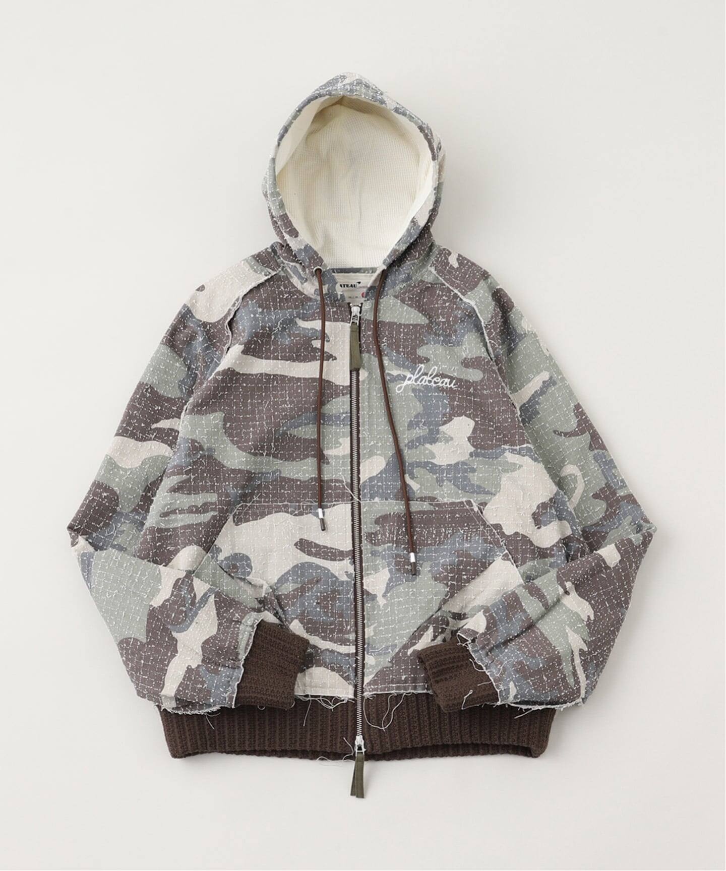 PLATEAU STUDIO / プラトースタジオ Camo zip-up（その他ブルゾン
