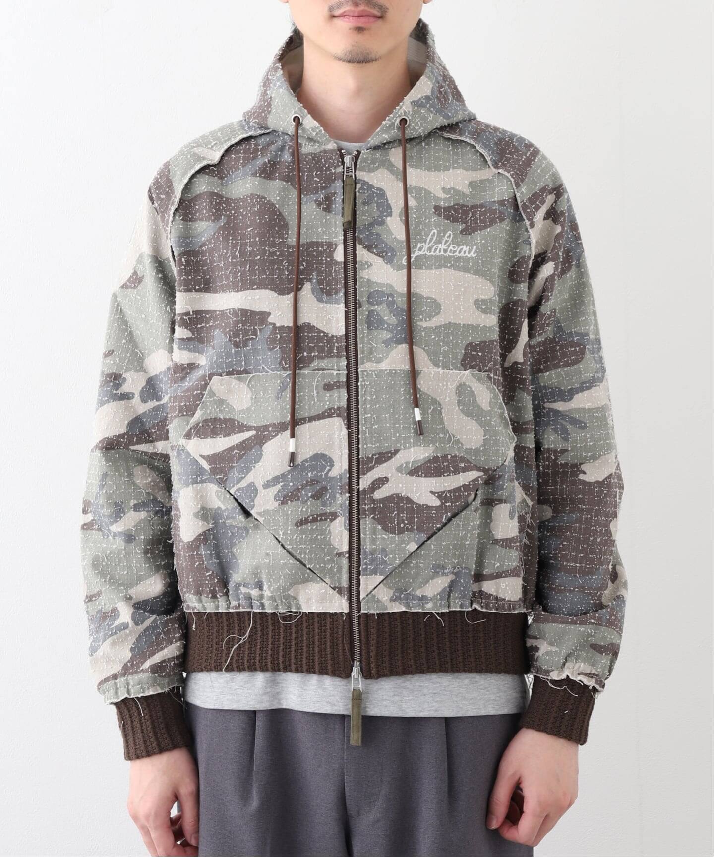 PLATEAU STUDIO / プラトースタジオ Camo zip-up（その他ブルゾン