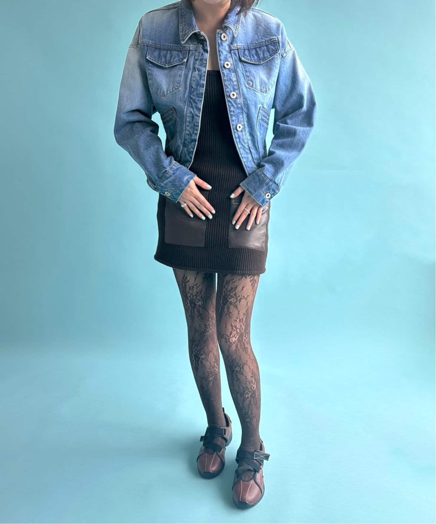 edit for luluデニムジャケット EDIT FOR LULU デニムジャケット