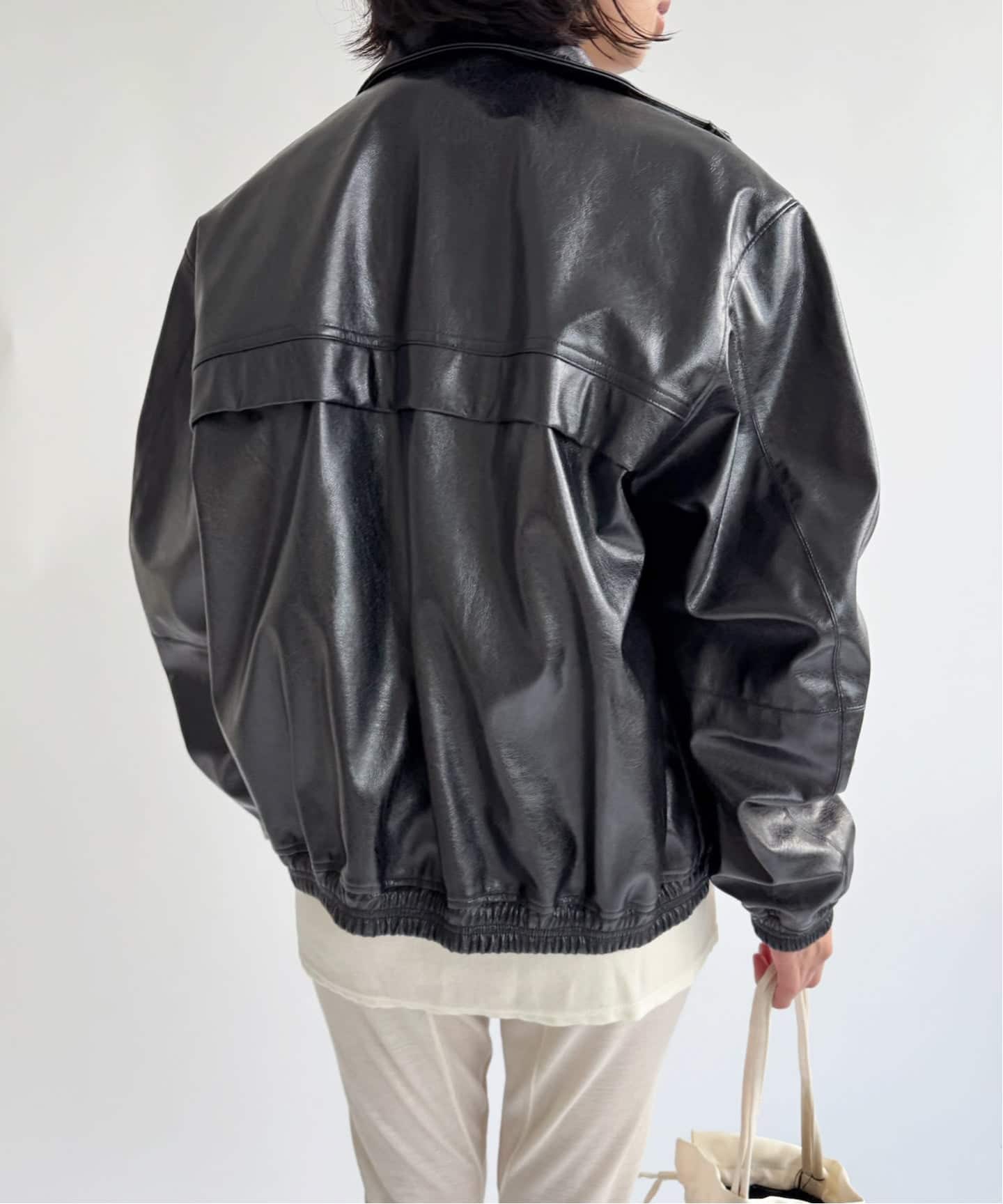 NODAS/ノーダス】Fake leather short blouson（その他ブルゾン