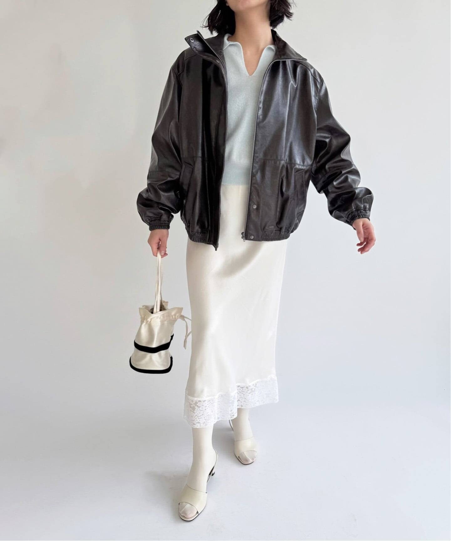 NODAS/ノーダス】Fake leather short blouson（その他ブルゾン