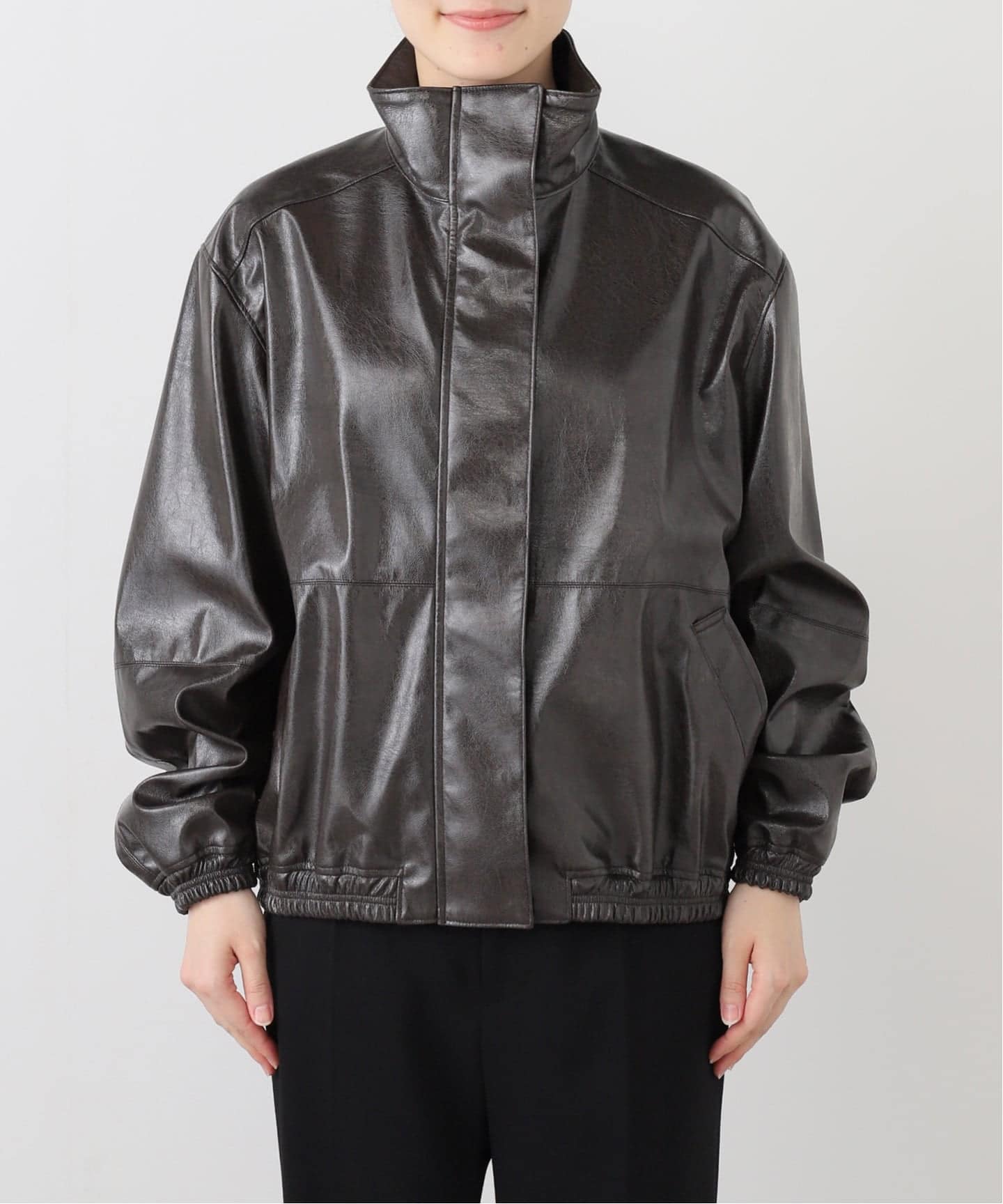 NODAS/ノーダス】Fake leather short blouson（その他ブルゾン