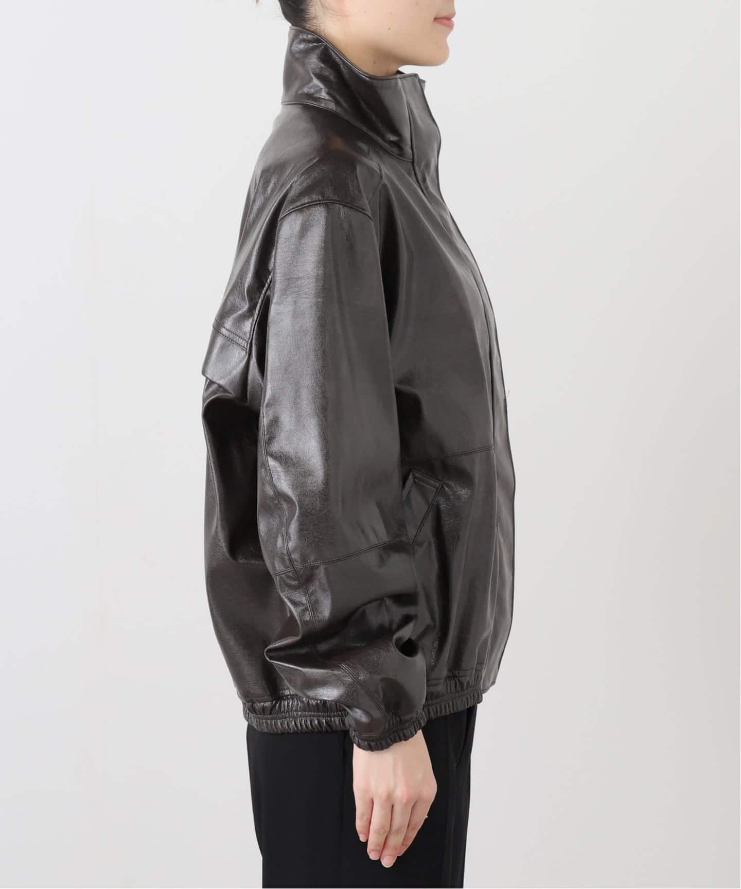 NODAS/ノーダス】Fake leather short blouson（その他ブルゾン