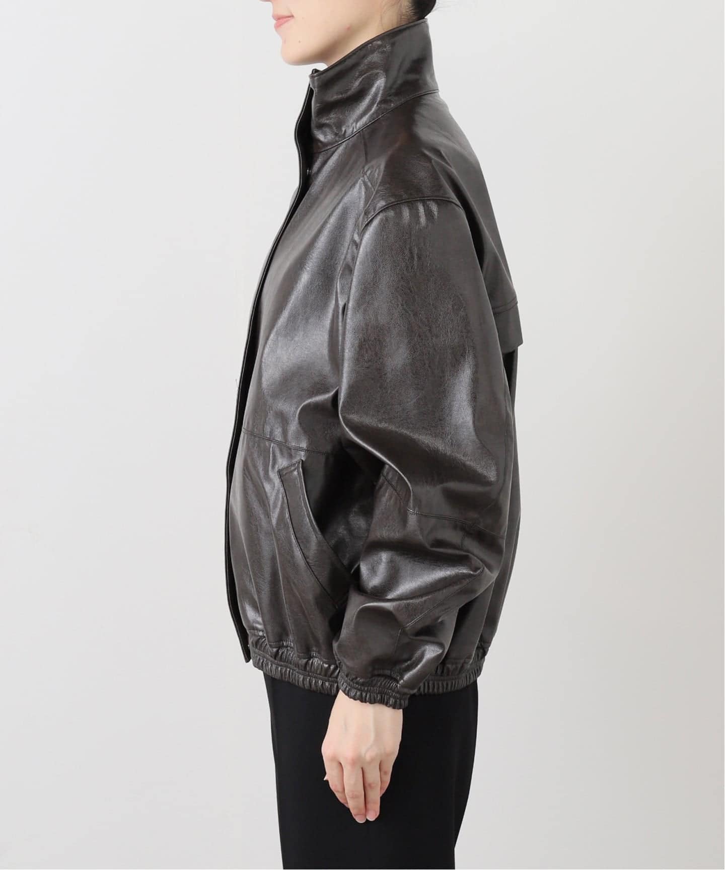 NODAS/ノーダス】Fake leather short blouson（その他ブルゾン