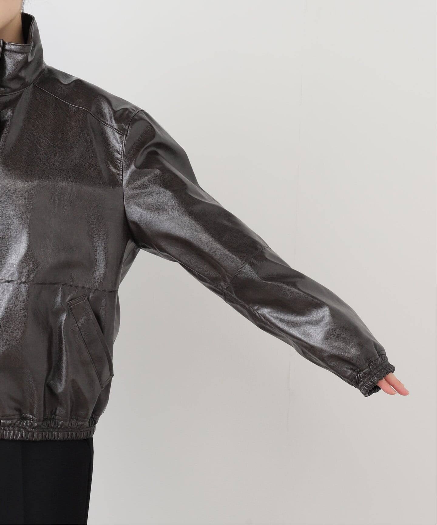 NODAS/ノーダス】Fake leather short blouson（その他ブルゾン