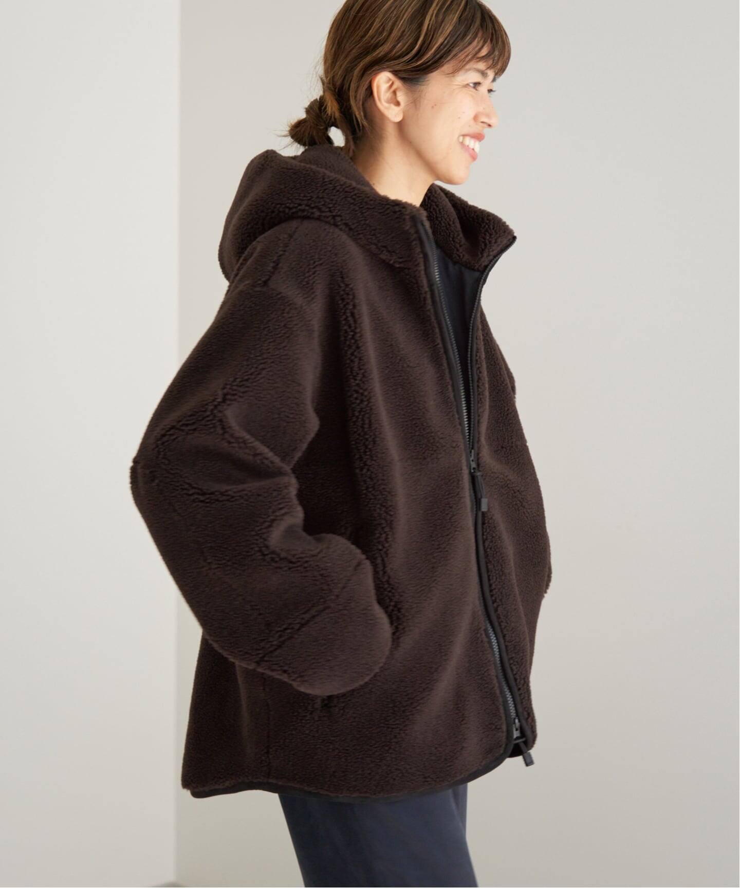 IENA ウェザーフードブルゾン　ナチュラル　38 IENA（イエナ）の「ウェザーフードブルゾン（ブルゾン）」 - WEAR