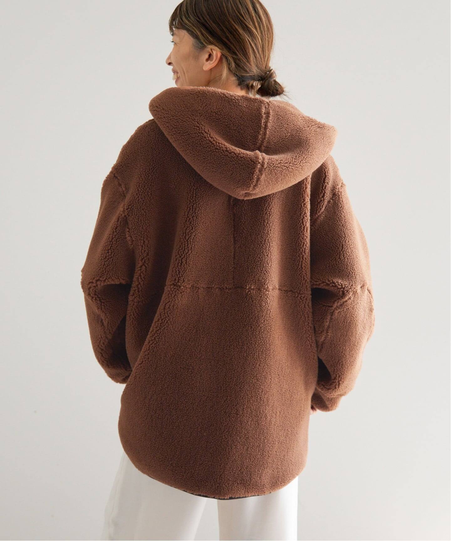 Maison IENA フードボアブルゾン（その他ブルゾン／アウター）｜IENA