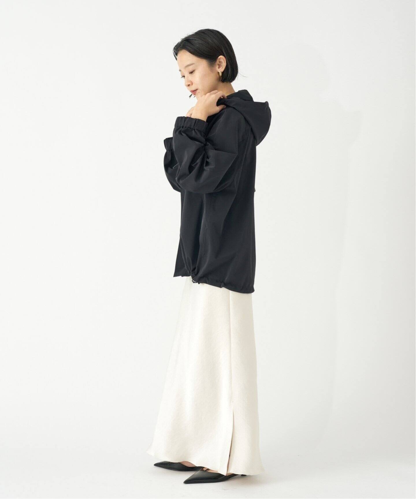 ほぼ未使用 軽撥水・紫外線対策 イエナ IENA タフタナイロンパーカー M 追加》ストレッチタフタマンパシェルブルゾン（マウンテンパーカー