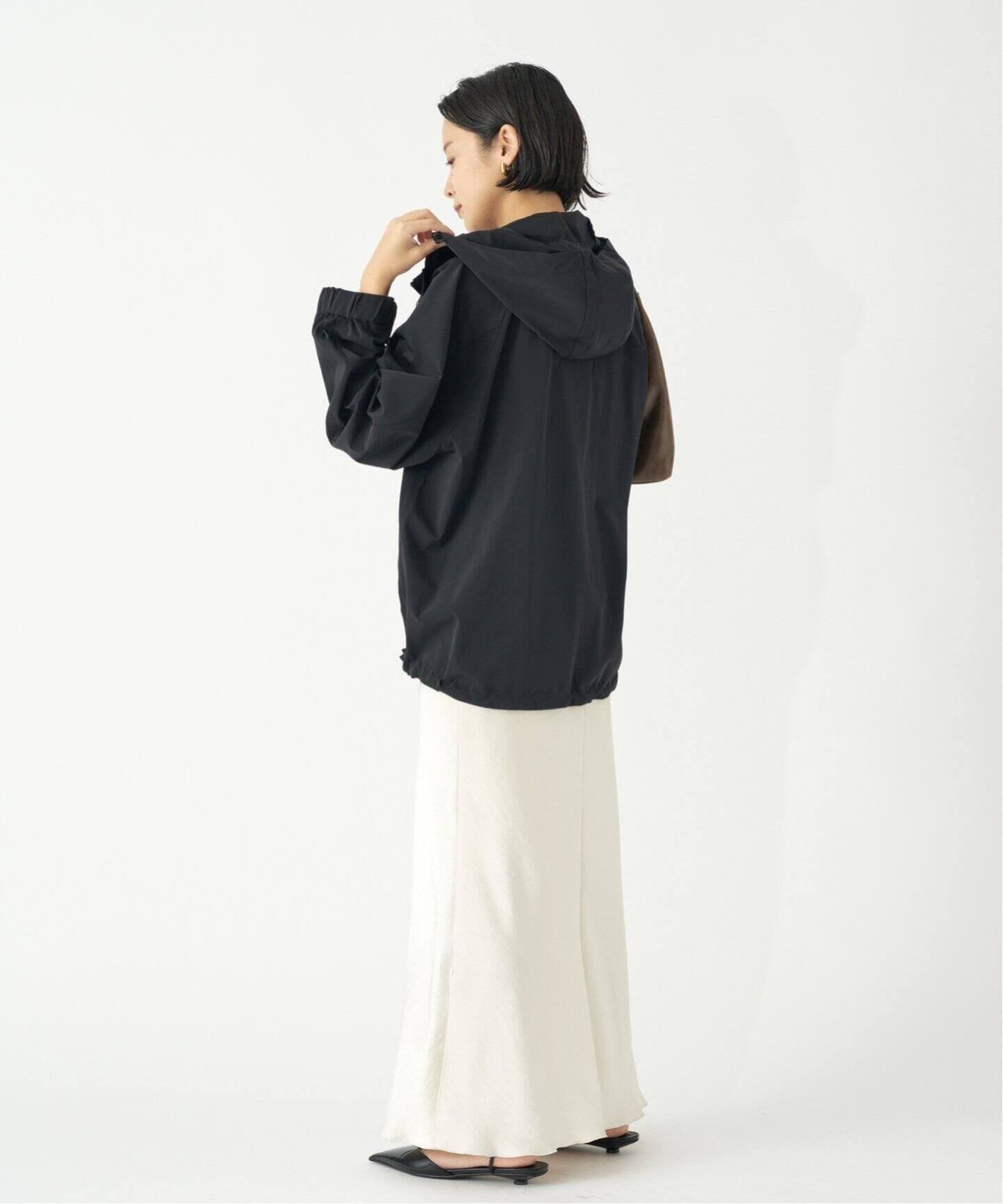 追加》ストレッチタフタマンパシェルブルゾン（マウンテンパーカー