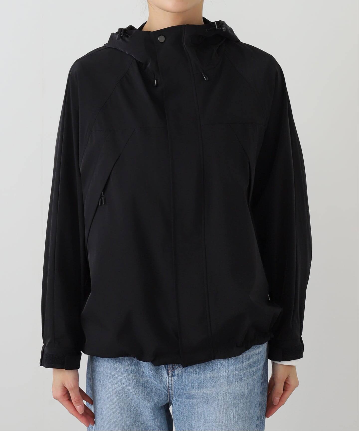 追加》ストレッチタフタマンパシェルブルゾン（マウンテンパーカー