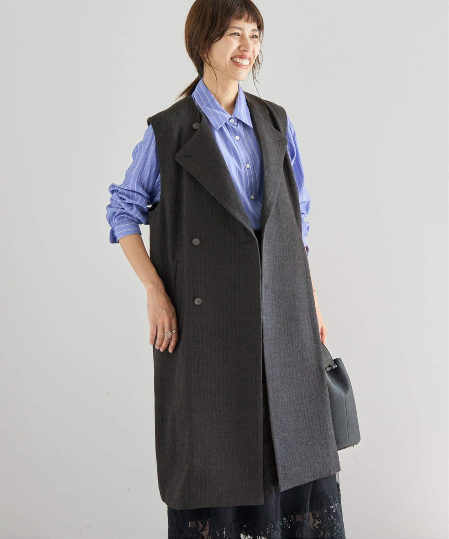 ヘザーウールロングジレ（ジレ）｜IENA（イエナ）の通販｜BAYCREW'S STORE