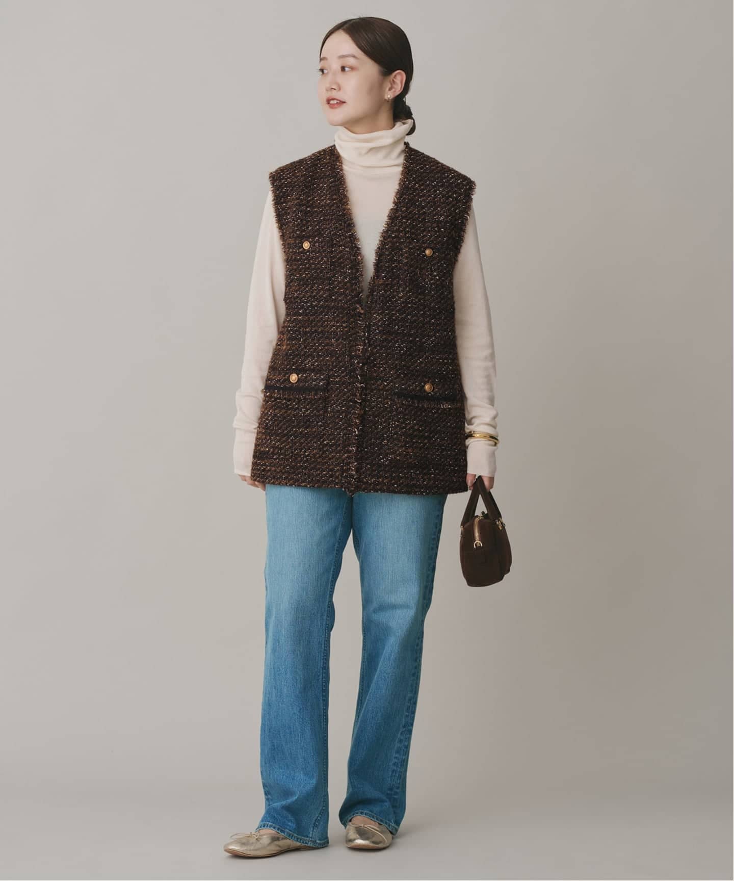 22AW GIOLICA ツイード ベスト GIOLICA ツイードベスト（ベスト）｜IENA（イエナ）の通販｜BAYCREW'S