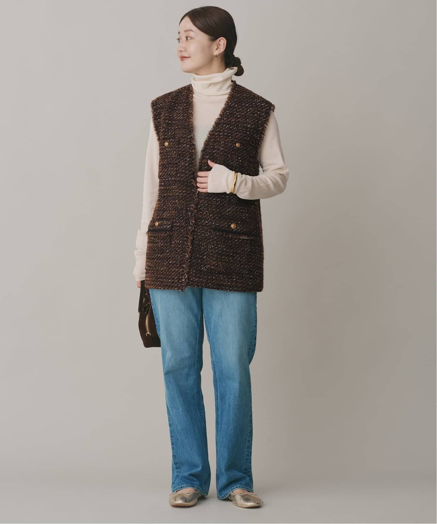 22AW GIOLICA ツイード ベスト 22AW GIOLICA ツイード ベスト