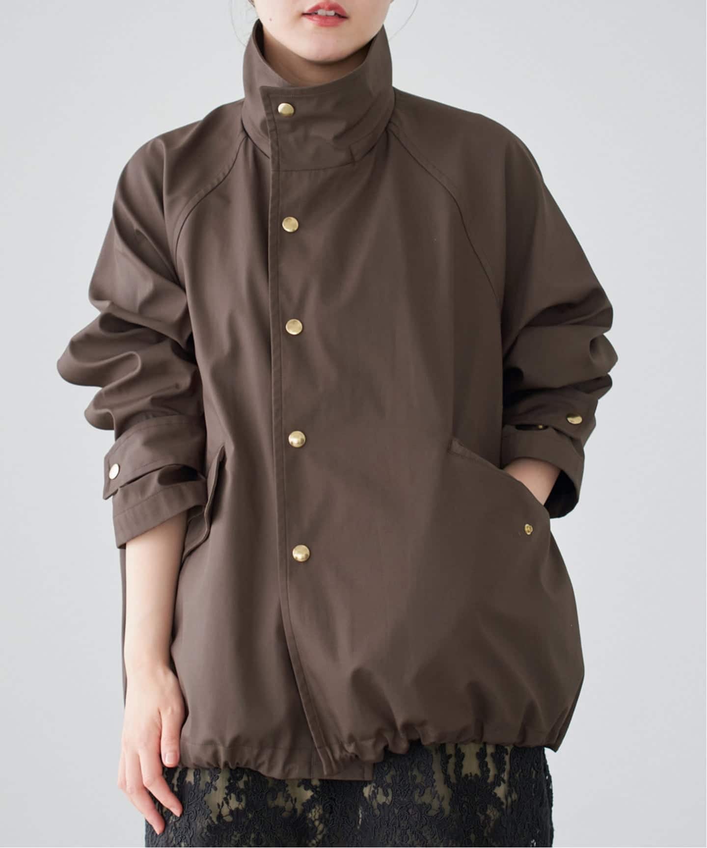 一部カラーWEB限定》ボンディングフーデッドブルゾン（その他ブルゾン