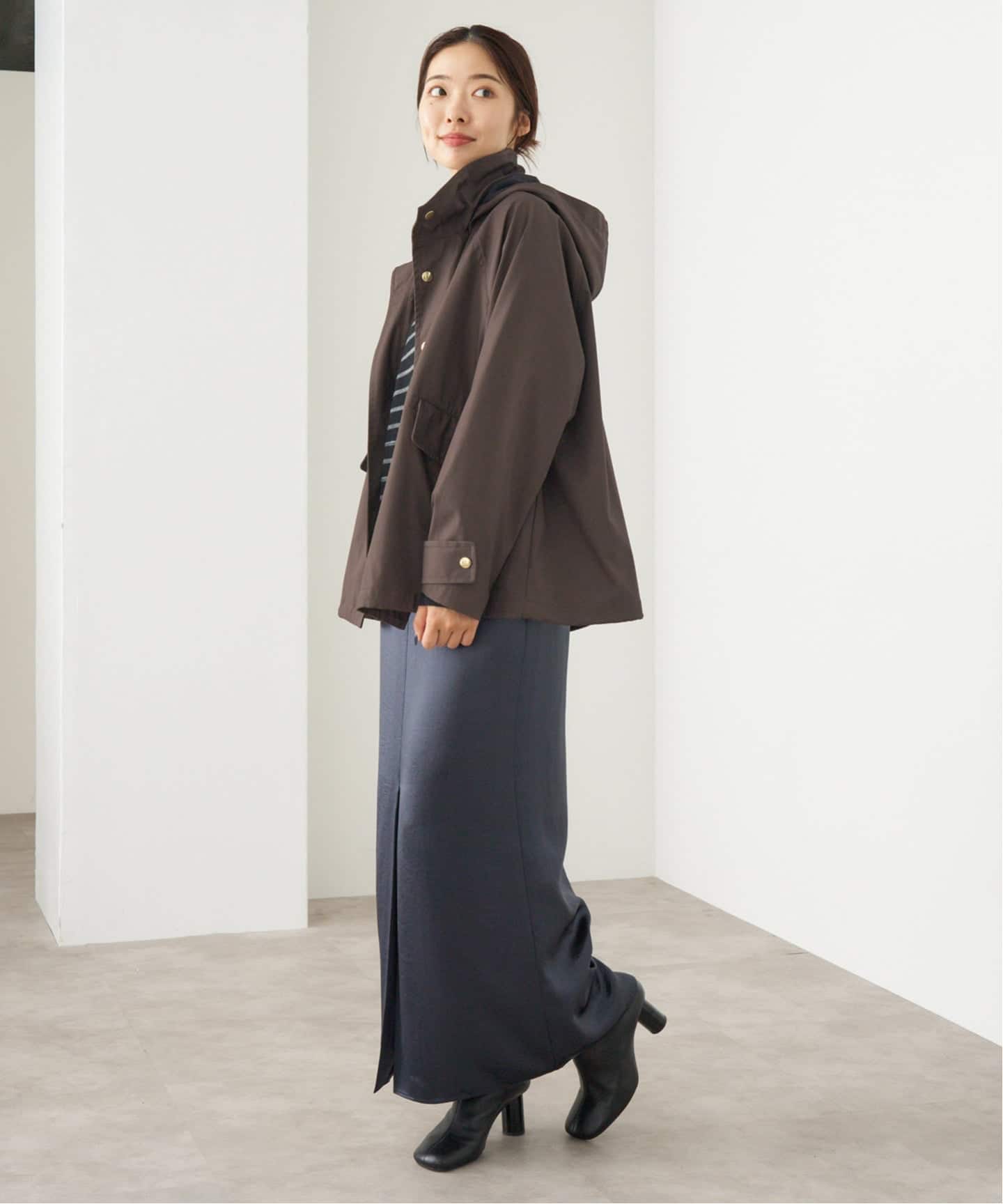 一部カラーWEB限定》ボンディングフーデッドブルゾン（その他ブルゾン