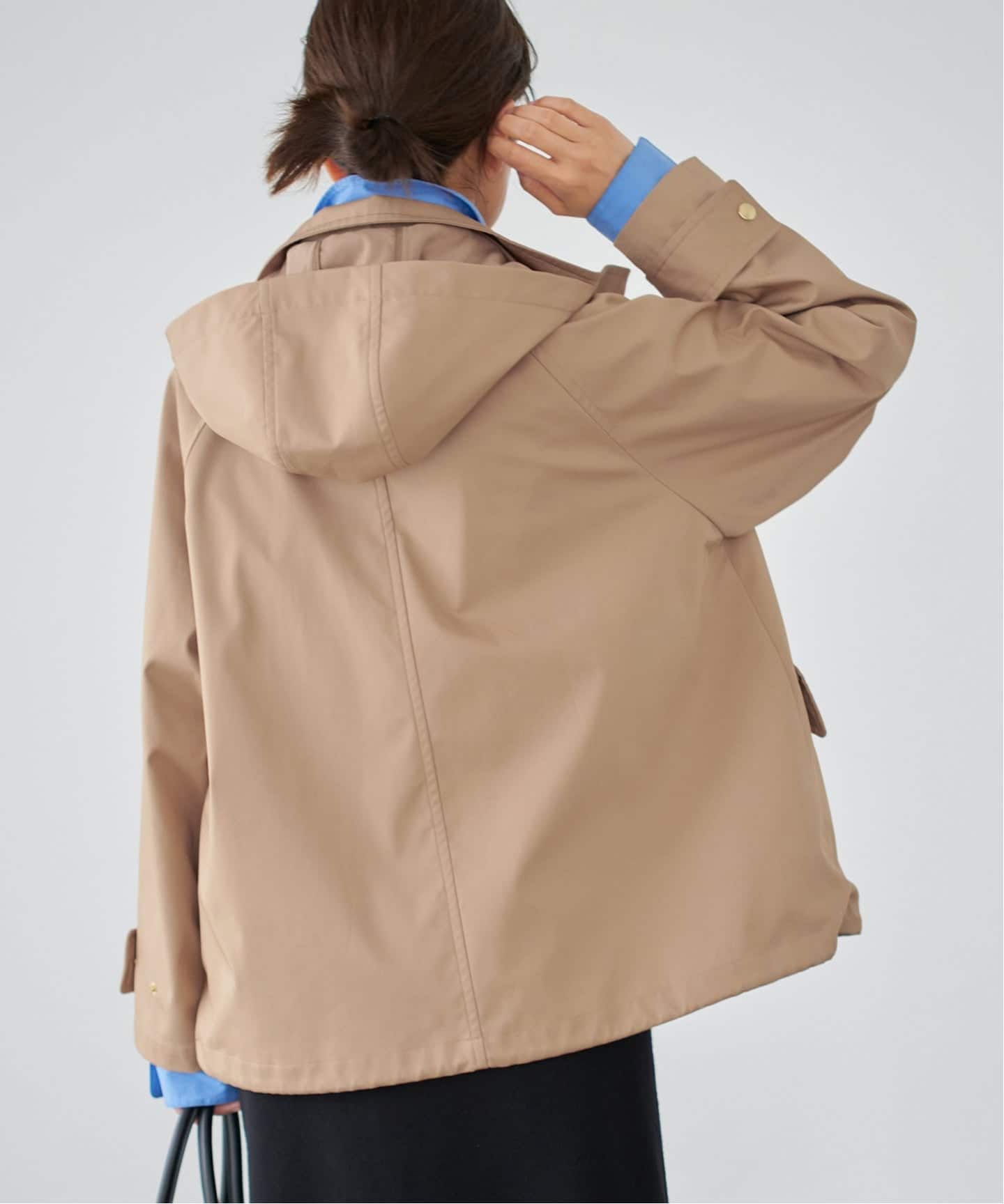 一部カラーWEB限定》ボンディングフーデッドブルゾン（その他ブルゾン