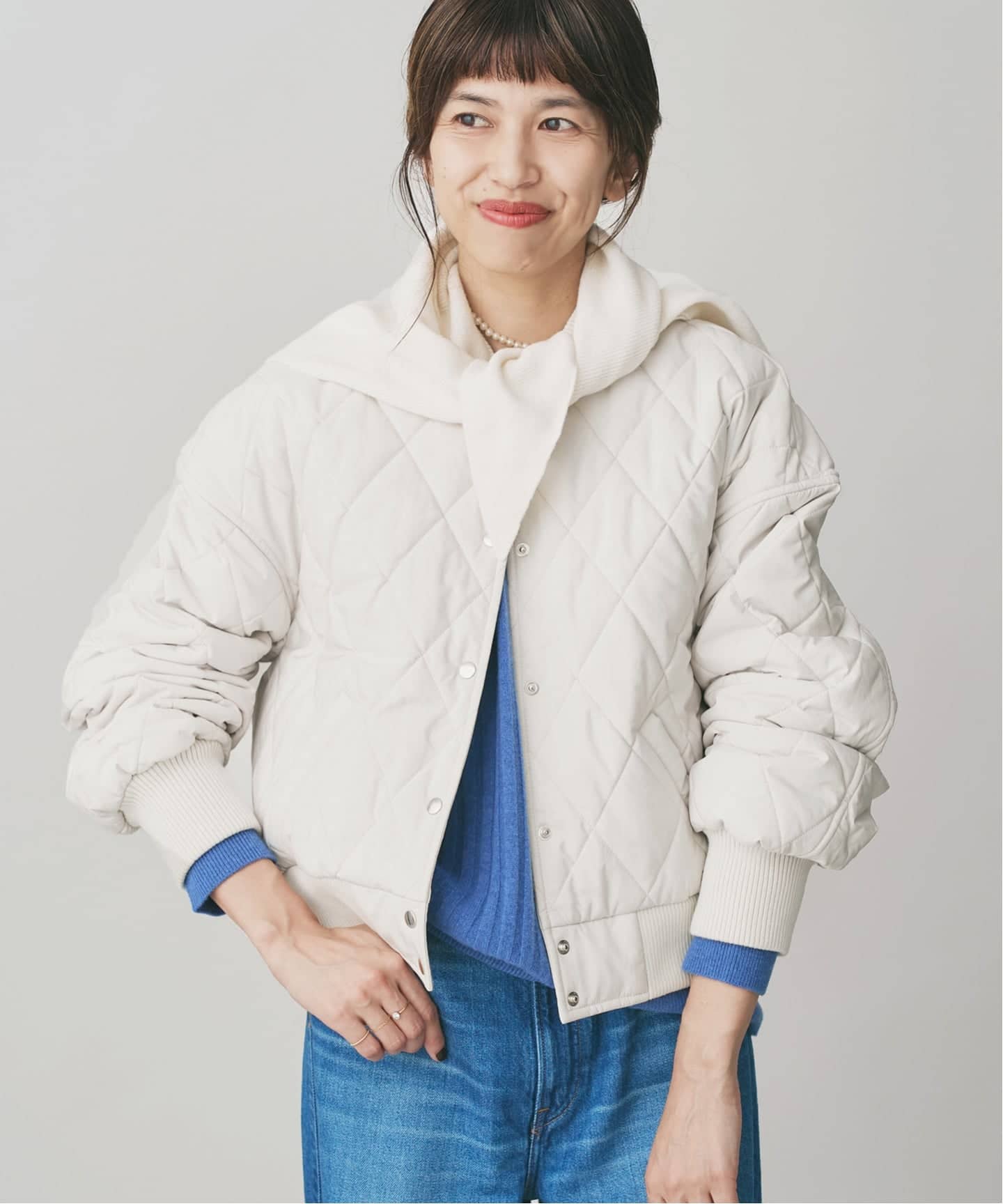 キルティングスタジアムブルゾン（中綿・キルティング）｜IENA（イエナ