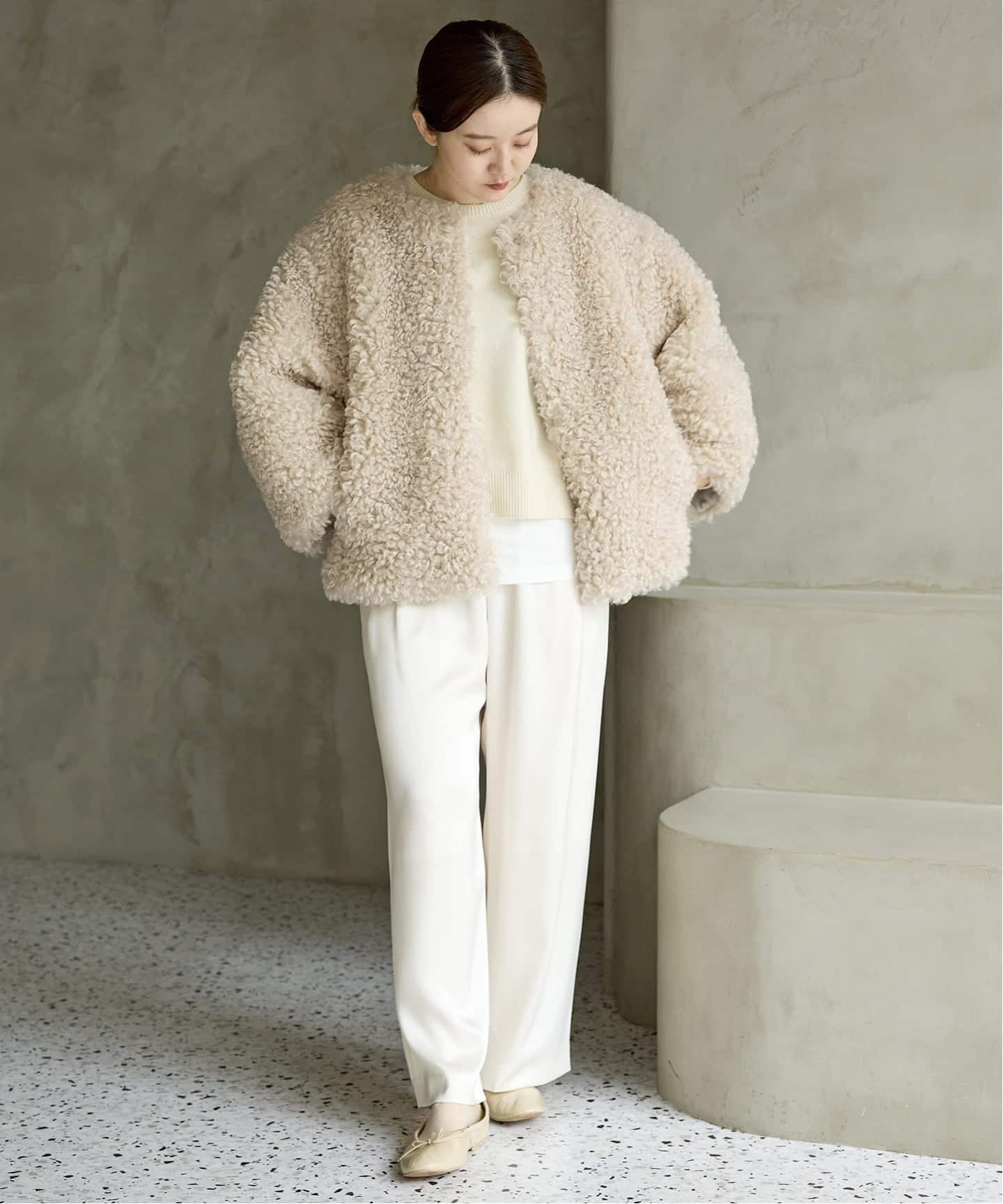 IENA TISSAVEL ファーブルゾン WEB限定/追加予約》TISSAVELファーブルゾン（その他ブルゾン／アウター