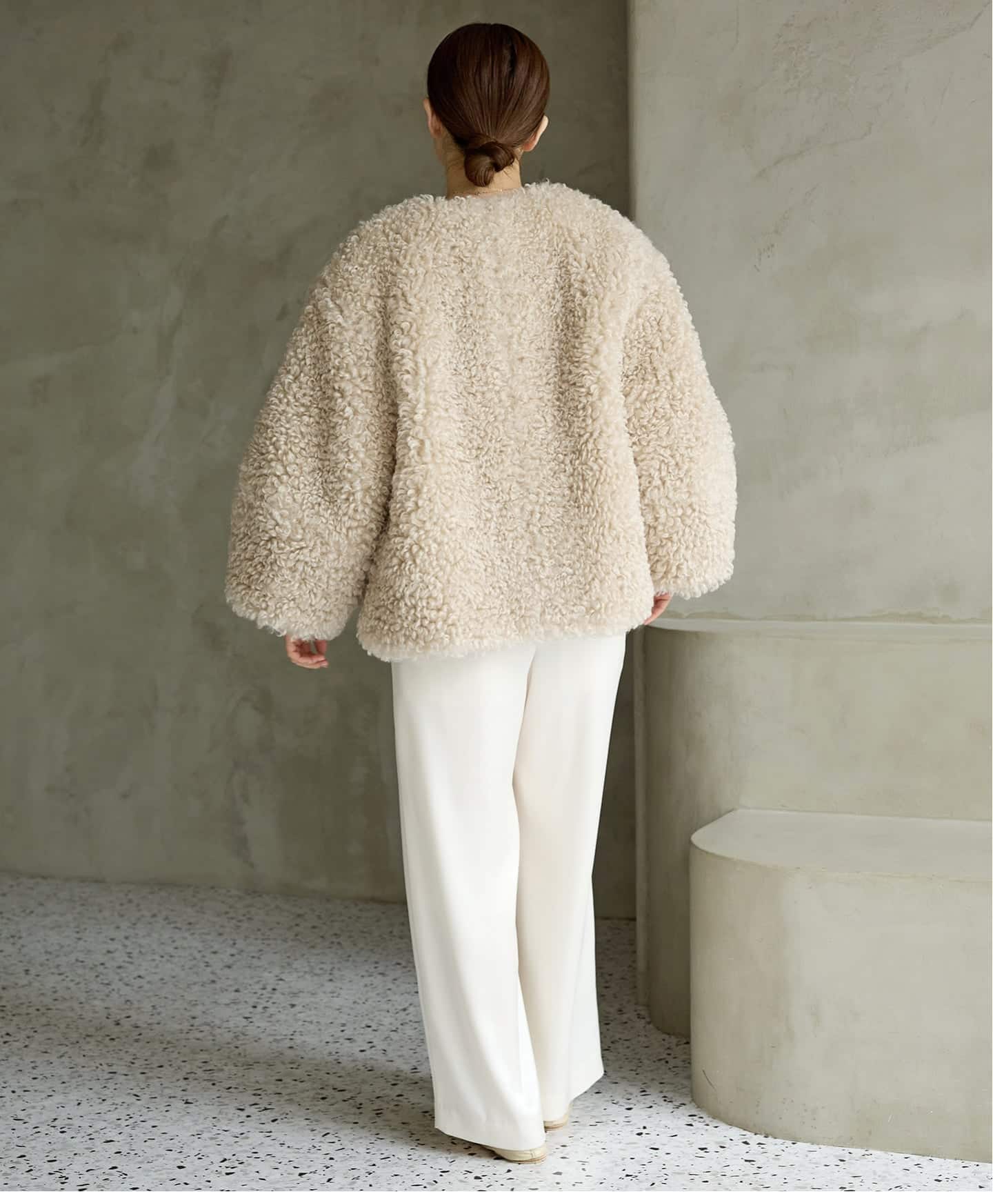 IENA TISSAVELファーブルゾン　36 WEB限定/追加》TISSAVELファーブルゾン（その他ブルゾン／アウター