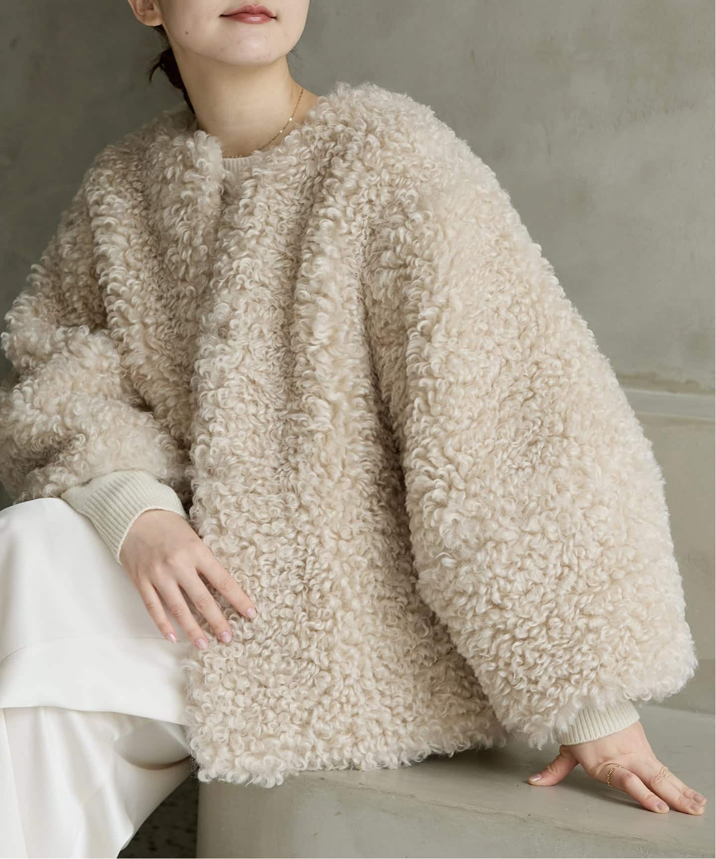 WEB限定/追加予約》TISSAVELファーブルゾン（その他ブルゾン／アウター