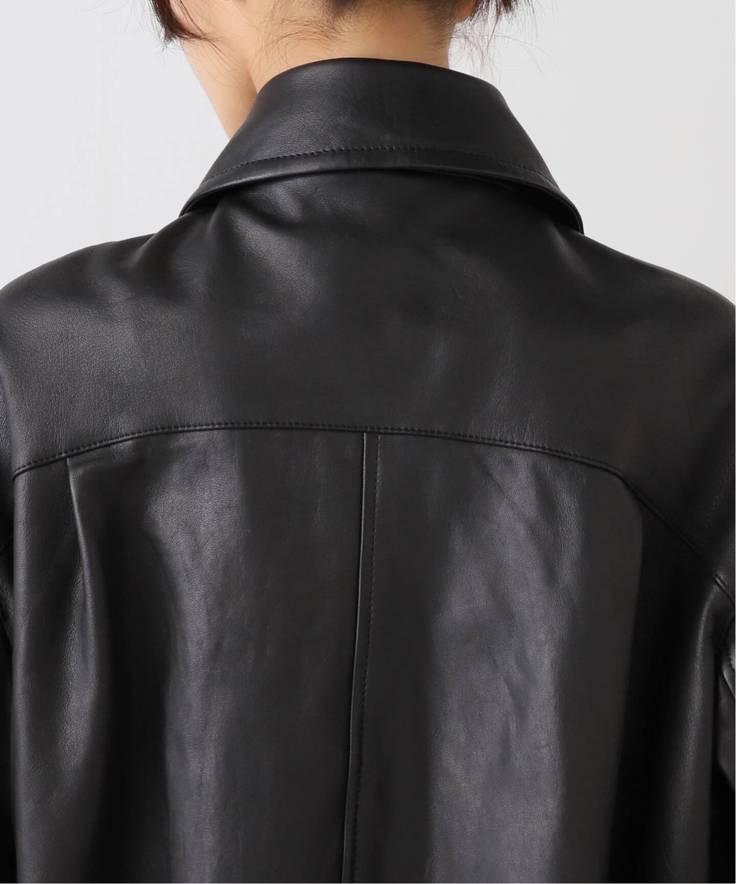 シープスキンジップブルゾン（レザージャケット）｜IENA（イエナ