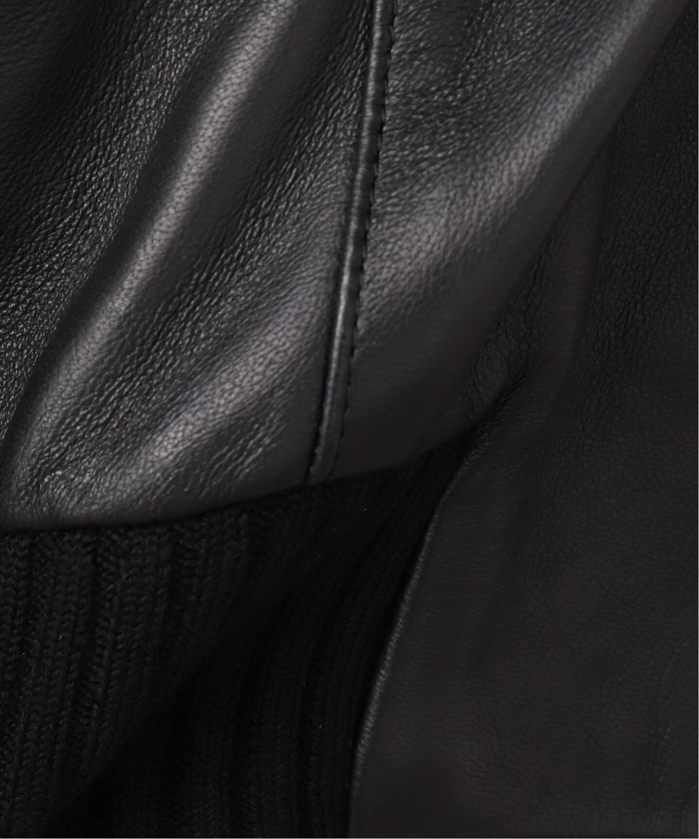 シープスキンジップブルゾン（レザージャケット）｜IENA（イエナ）の