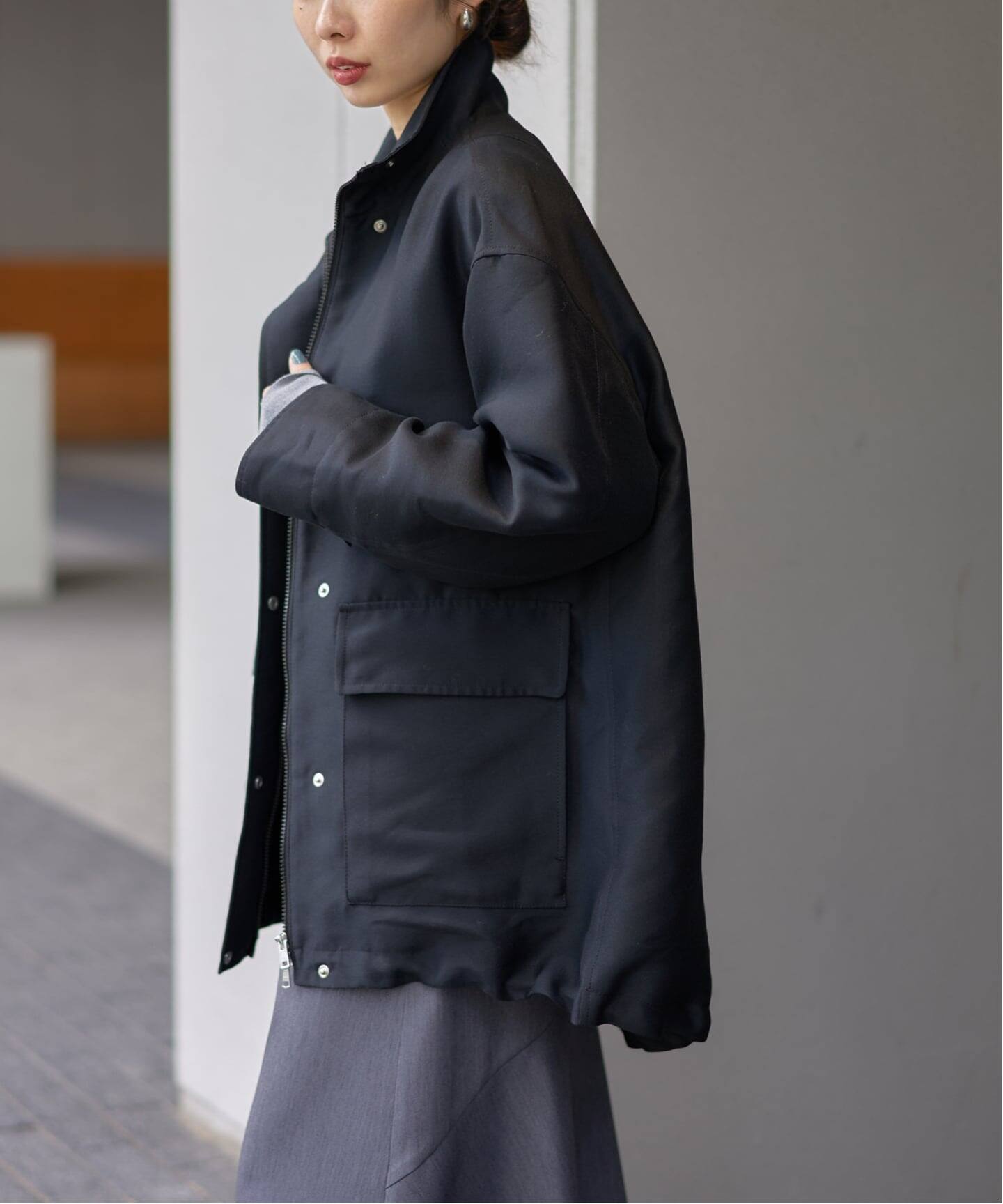 Light ダブルクロス ブルゾン Light ダブルクロス ブルゾン（その他ブルゾン／アウター）｜Deuxieme