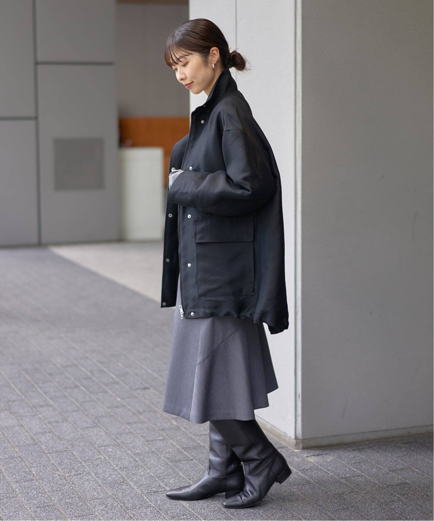 IENA 新品未使用　ライトダブルクロスブルゾン　グレー　サイズ38 イエナ ライトダブルクロスブルゾン（その他ブルゾン／アウター）｜IENA