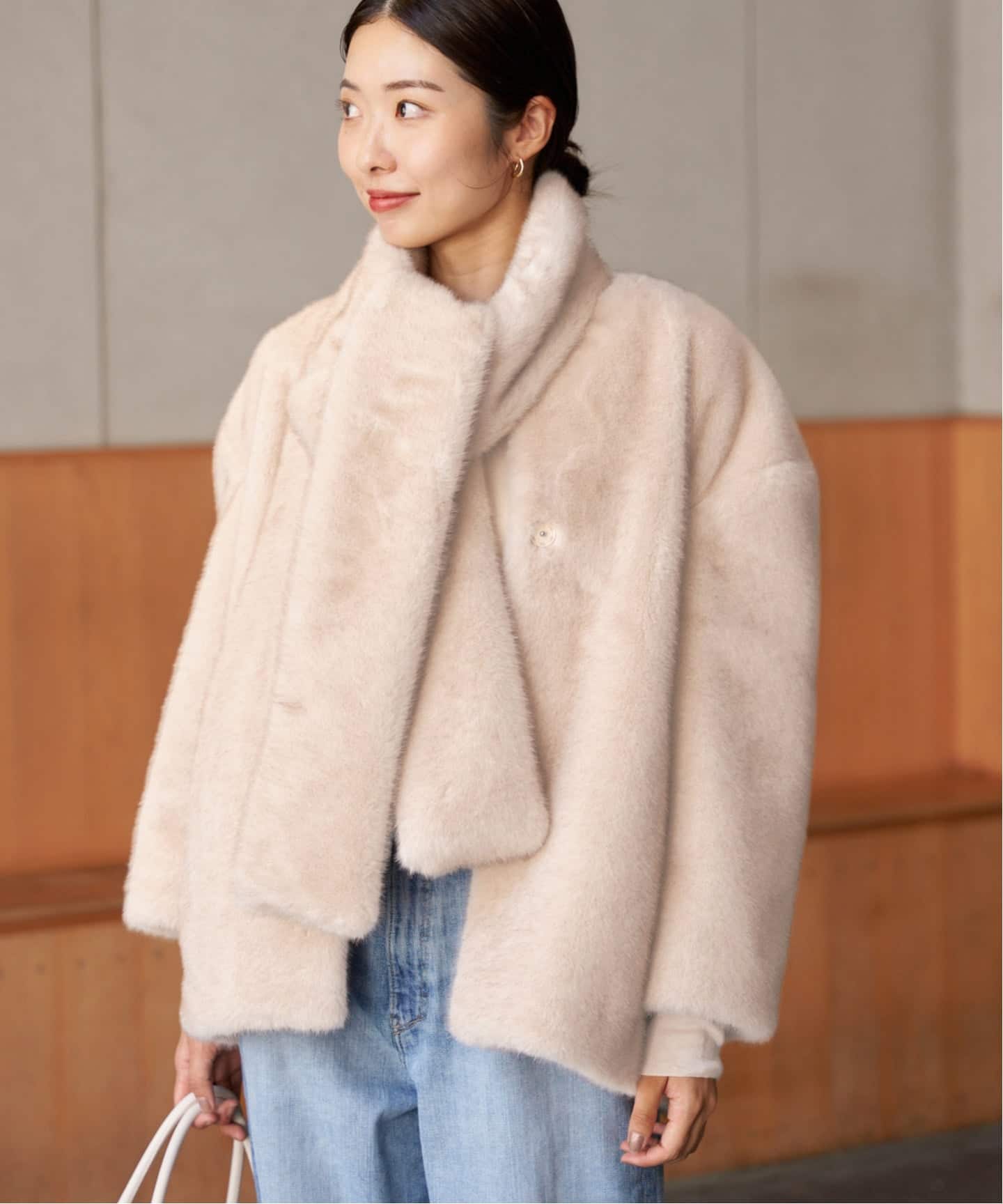 試着のみ　IENA イエナ　ブルゾン 予約》フラッフィーストールブルゾン（その他ブルゾン／アウター