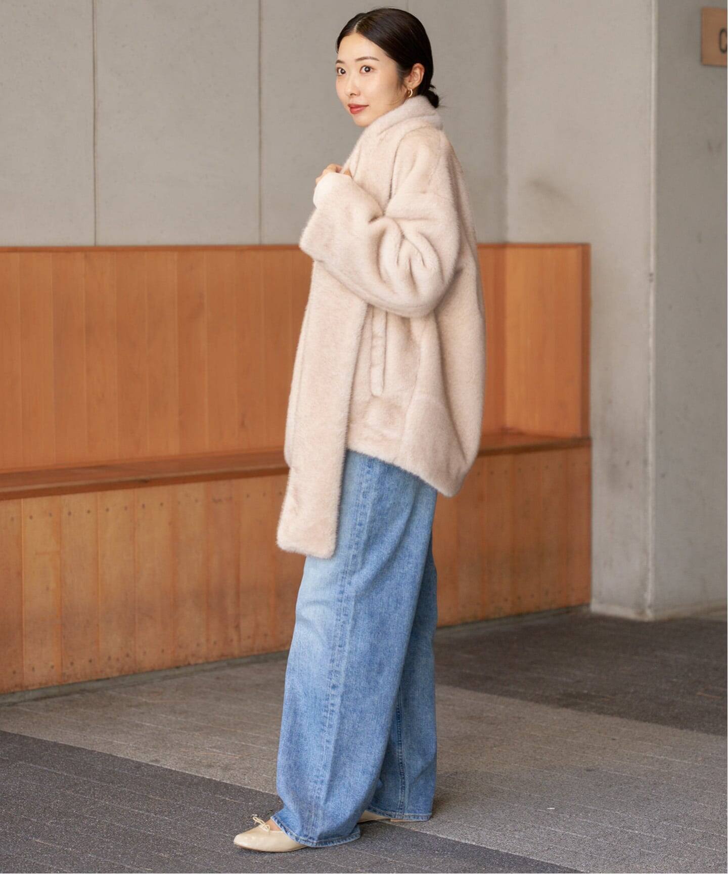 試着のみ　IENA イエナ　ブルゾン 予約》フラッフィーストールブルゾン（その他ブルゾン／アウター