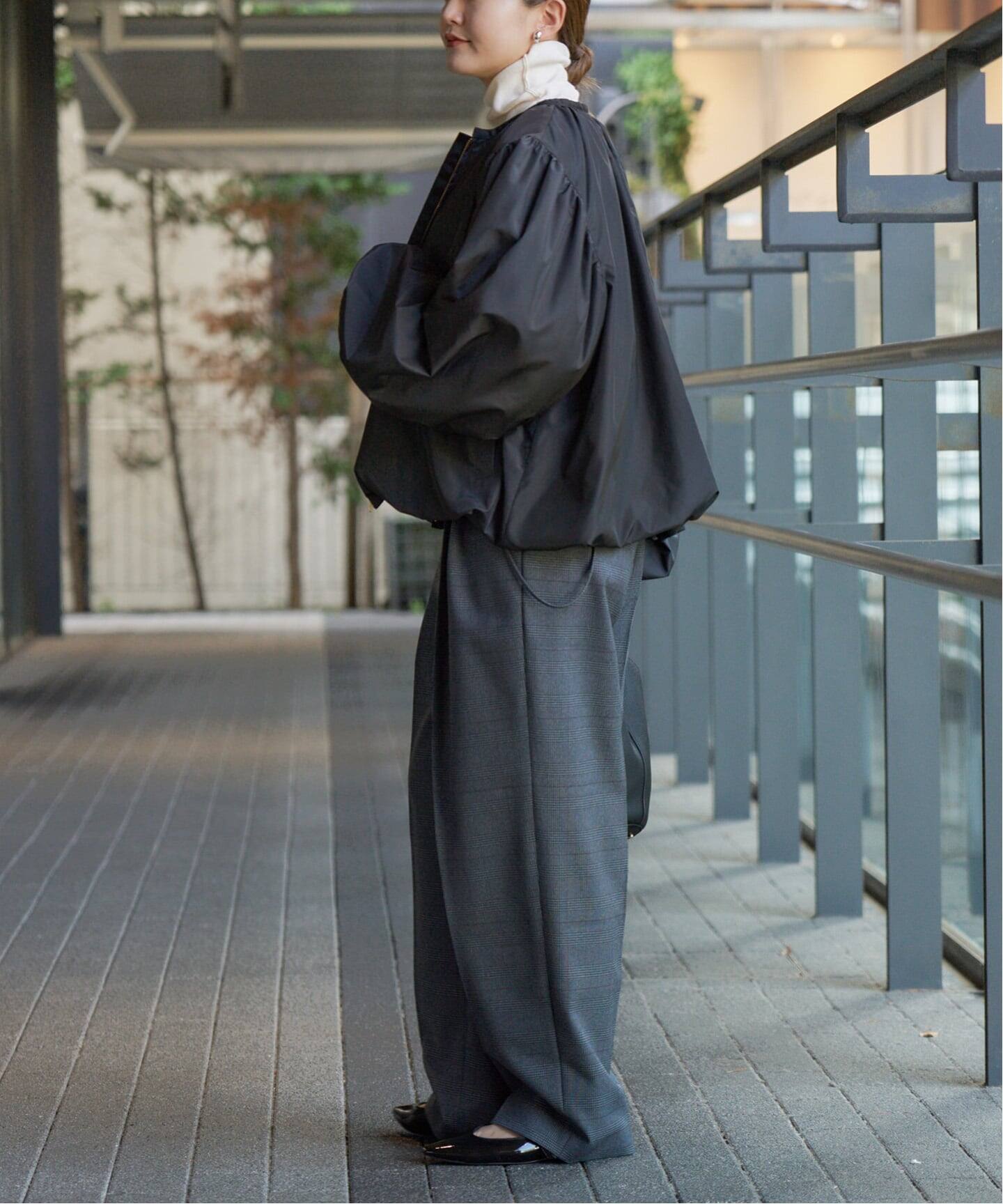 2025AW ラトータリテ　洗えるギャザーブルゾン　ブラック ギャザーブルゾン（その他ブルゾン／アウター）｜IENA（イエナ）の通販