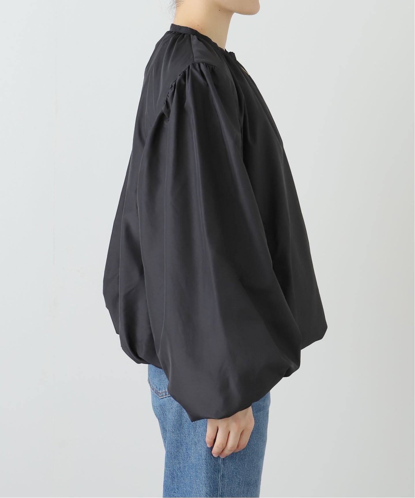 イエナ　ギャザーパフブルゾン　38 ノーカラーギャザーZIPブルゾン（その他ブルゾン／アウター