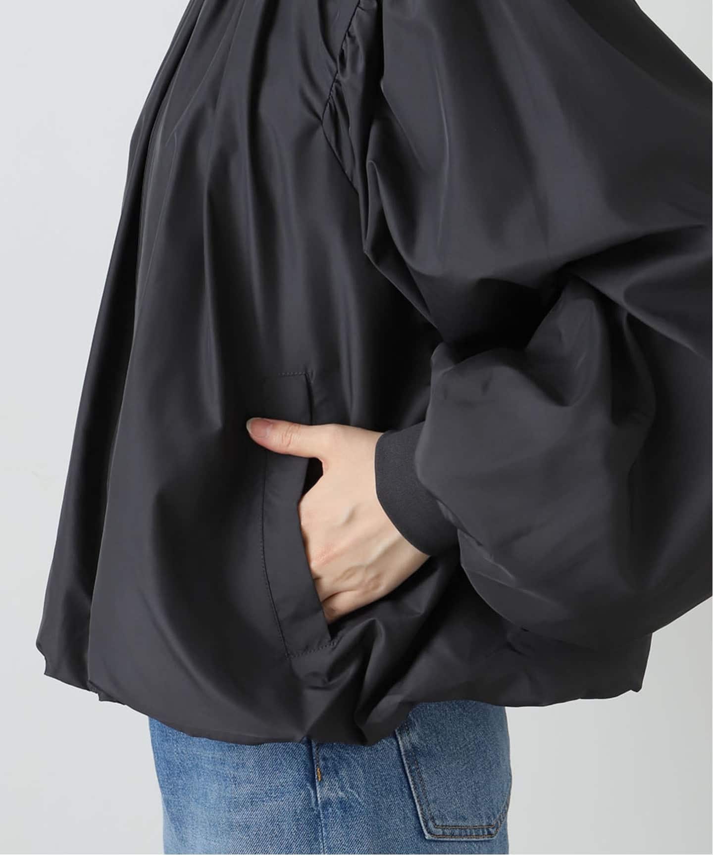 2025AW ラトータリテ　洗えるギャザーブルゾン　ブラック ギャザーブルゾン（その他ブルゾン／アウター）｜IENA（イエナ）の通販
