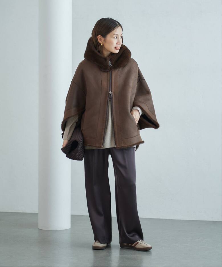 LOU ANDREA/ルーアンドレア ECO FUR BZ エコファーブルゾン（その他 