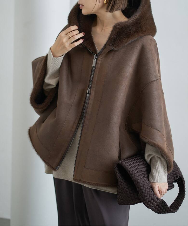 LOU ANDREA/ルーアンドレア ECO FUR BZ エコファーブルゾン（その他 