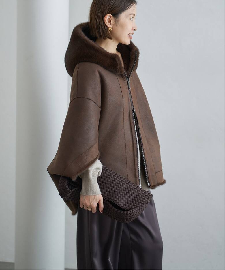 LOU ANDREA/ルーアンドレア ECO FUR BZ エコファーブルゾン（その他 