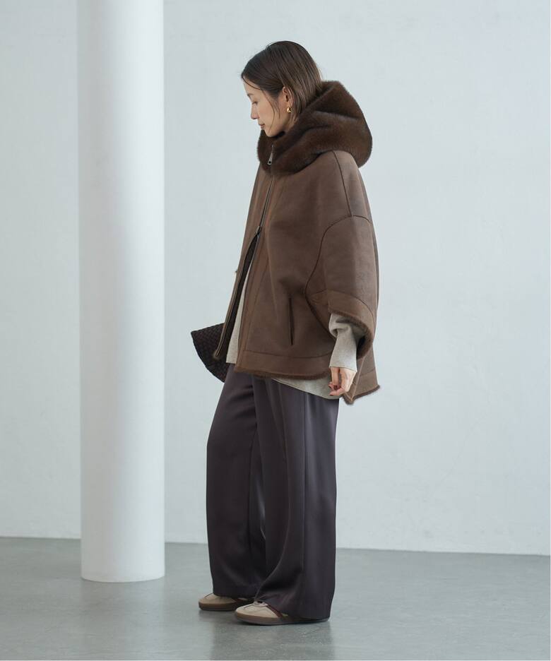 LOU ANDREA/ルーアンドレア ECO FUR BZ エコファーブルゾン（その他 