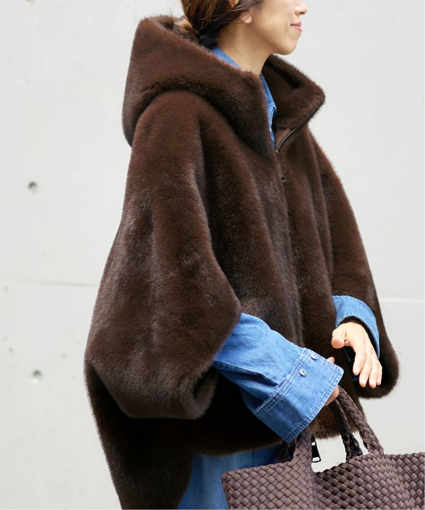 LOU ANDREA/ルーアンドレア ECO FUR BZ エコファーブルゾン（その他